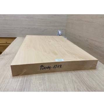 Клён Белый Печёный 120 гр заготовка корпуса Тангент АА 50х380-375х560-550 мм,Массив, 632 кг/м3-7