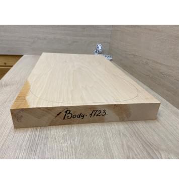 Клён Белый Печёный 120 гр заготовка корпуса Тангент АА 51х350-345х545 мм,Массив, 645 кг/м3-3