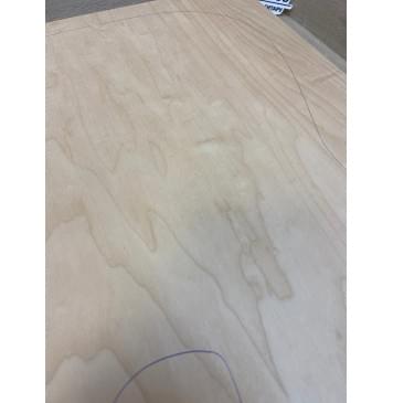 Клён Белый Печёный 120 гр заготовка корпуса Тангент АА 51.5х385х550-545 мм,Массив, 634 кг/м3-5