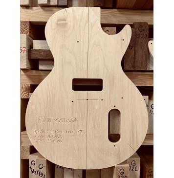 Gibson Les Paul Junior 1957, Bridge ABM3021, 24,75", 22 Frets, комплект для фрезеровки гитары, фанера 8мм-3