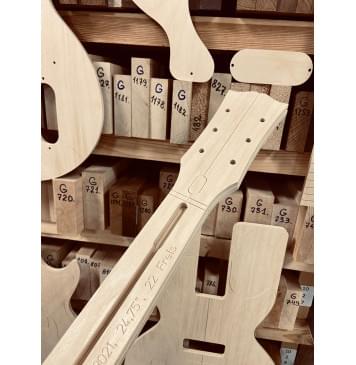 Gibson Les Paul Junior 1957, Bridge ABM3021, 24,75", 22 Frets, комплект для фрезеровки гитары, фанера 8мм-6