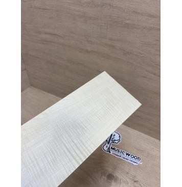 Клён Белый Явор, Волнистый заготовка накладки на головку грифа Радиал АА Волна АА 5х105х240 мм-2