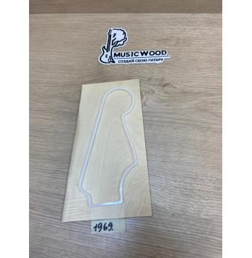 Клён Белый заготовка накладки на головку грифа Тангент ААА 4х120-97х220 мм-2