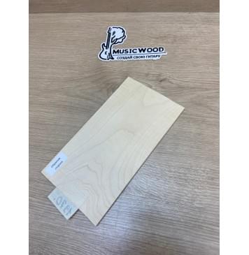 Клён Белый заготовка накладки на головку грифа Тангент ААА 4х120х220 мм-1