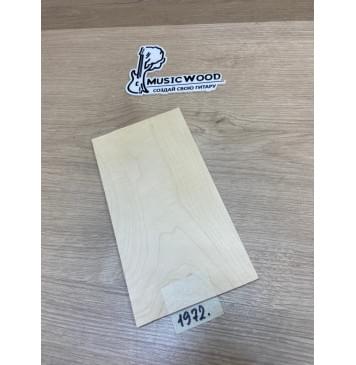 Клён Белый заготовка накладки на головку грифа Тангент ААА 5х120х220 мм-0