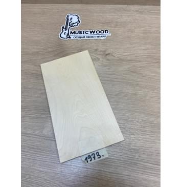 Клён Белый заготовка накладки на головку грифа Тангент ААА 4.5х120х220 мм-0