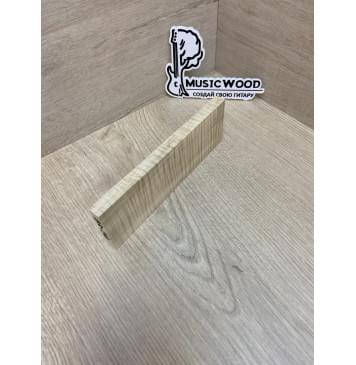 Клён Американский Волнистый заготовка для бриджа акустической гитары Радиал АА Волна ААА 12х60х180 мм-3