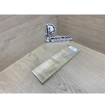 Клён Американский Волнистый заготовка для бриджа акустической гитары Радиал А Волна АА 14х58х200 мм-4