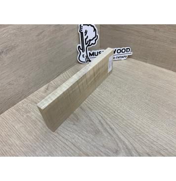 Клён Американский Волнистый заготовка для бриджа акустической гитары Радиал АА Волна ААА 12.5х57х180 мм-5