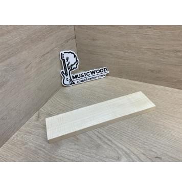 Клён Белый Явор, Волнистый заготовка для бриджа акустической гитары Радиал АА Волна А 11.5х51х217 мм-4