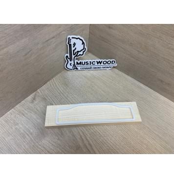 Клён Белый Явор, Волнистый заготовка для бриджа акустической гитары Радиал АА Волна А 12.5х44х185 мм-0