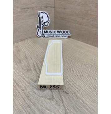 Клён Белый Явор, Волнистый заготовка для бриджа акустической гитары Радиал АА Волна А 12.5х44х185 мм-1