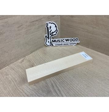 Клён Белый Явор, Волнистый заготовка для бриджа акустической гитары Радиал АА Волна А 12.5х44х185 мм-3