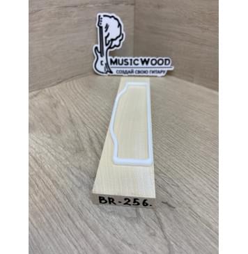 Клён Белый Явор, Волнистый заготовка для бриджа акустической гитары Радиал АА Волна АА 11х44х210 мм-1