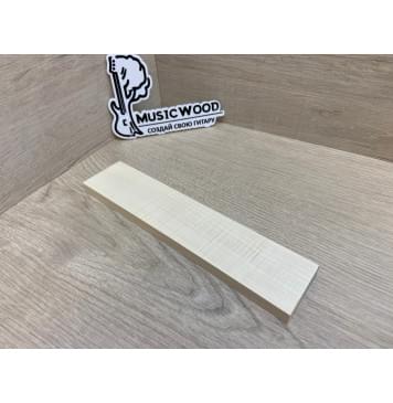 Клён Белый Явор, Волнистый заготовка для бриджа акустической гитары Радиал АА Волна АА 11х44х210 мм-3