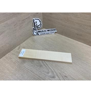 Клён Белый Явор, Волнистый заготовка для бриджа акустической гитары Радиал АА Волна АА 11х44х210 мм-4