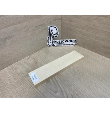 Клён Белый Явор, Волнистый заготовка для бриджа акустической гитары Радиал АА Волна А 11.5х50х190 мм-5