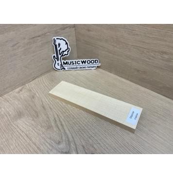 Клён Белый Явор, Волнистый заготовка для бриджа акустической гитары Радиал АА Волна А 11.5х50х190 мм-4