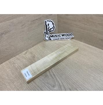 Клён Американский Волнистый заготовка для бриджа акустической гитары Радиал АА Волна АА 13х45х205 мм-3
