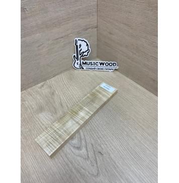 Клён Американский Волнистый заготовка для бриджа акустической гитары Радиал АА Волна АА 13х45х205 мм-5