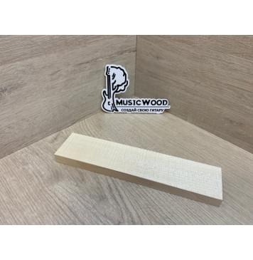 Клён Белый Явор, Волнистый заготовка для бриджа акустической гитары Радиал АА Волна АА 15х50х225 мм-2