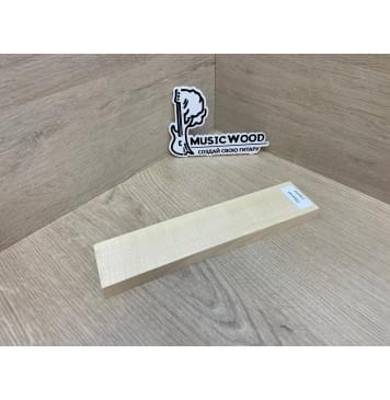 Клён Белый Явор, Волнистый заготовка для бриджа акустической гитары Радиал АА Волна АА 15х50х225 мм-4