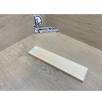 Клён Белый Явор, Волнистый заготовка для бриджа акустической гитары Радиал АА Волна АА 15х50х225 мм-5