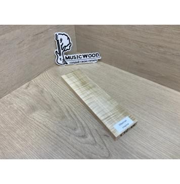 Клён Американский Волнистый заготовка для бриджа акустической гитары Радиал АА Волна АА 14х55х205 мм-6