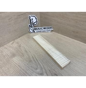 Клён Американский Волнистый заготовка для бриджа акустической гитары Радиал А Волна ААА 13х37х190 мм-4