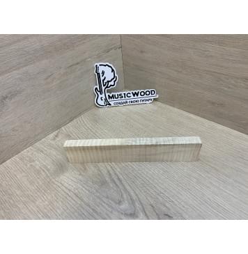 Клён Американский Волнистый заготовка для бриджа акустической гитары Радиал А Волна ААА 13х37х190 мм-5