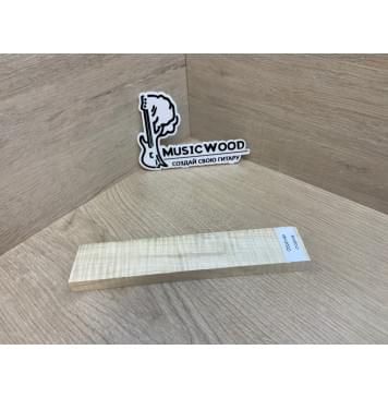Клён Американский Волнистый заготовка для бриджа акустической гитары Радиал А Волна ААА 13х37х190 мм-6