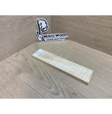 Клён Американский Волнистый заготовка для бриджа акустической гитары Радиал А Волна ААА 10.5х45х195 мм-6