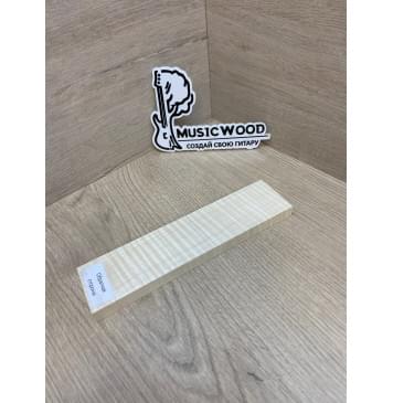 Клён Американский Волнистый заготовка для бриджа акустической гитары Радиал АА Волна ААА 12х44х180 мм-4