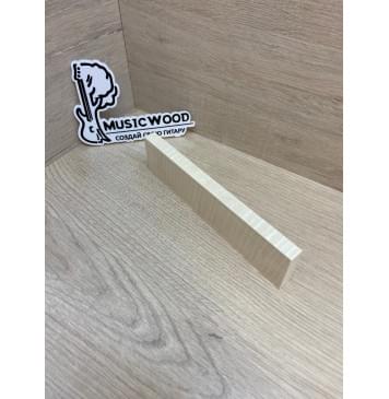 Клён Американский Волнистый заготовка для бриджа акустической гитары Радиал АА Волна ААА 12х44х180 мм-7