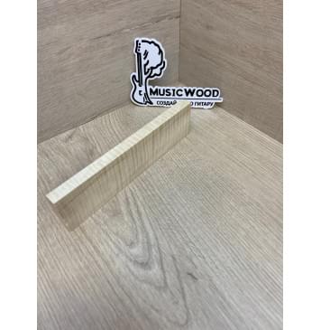 Клён Американский Волнистый заготовка для бриджа акустической гитары Радиал АА Волна ААА 12.5х47х185 мм-7