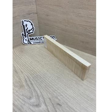 Клён Американский Волнистый заготовка для бриджа акустической гитары Радиал АА Волна ААА 12.5х47х185 мм-8