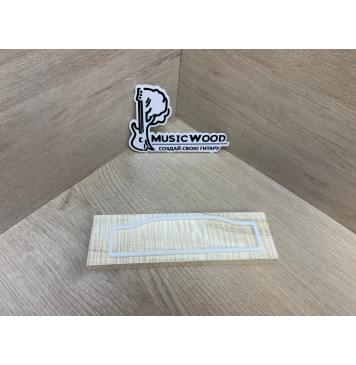 Клён Американский Волнистый заготовка для бриджа акустической гитары Радиал АА Волна ААА 13.5х53х190 мм-0