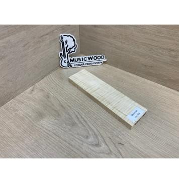 Клён Американский Волнистый заготовка для бриджа акустической гитары Радиал АА Волна ААА 13.5х53х190 мм-8