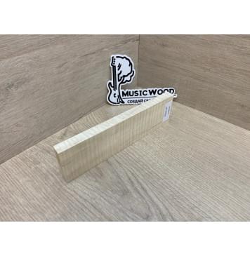 Клён Американский Волнистый заготовка для бриджа акустической гитары Радиал АА Волна ААА 13.5х53х190 мм-6