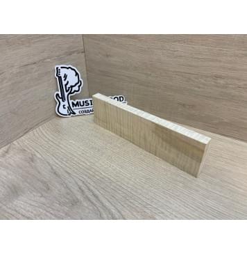 Клён Американский Волнистый заготовка для бриджа акустической гитары Радиал АА Волна ААА 13.5х53х190 мм-7