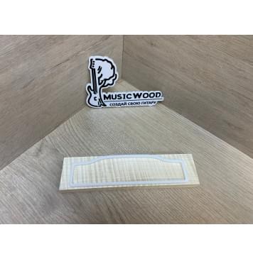Клён Американский Волнистый заготовка для бриджа акустической гитары Радиал АА Волна ААА 12.5х45х180 мм-0