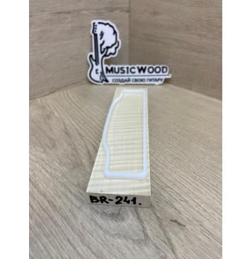 Клён Американский Волнистый заготовка для бриджа акустической гитары Радиал АА Волна ААА 12.5х45х180 мм-1