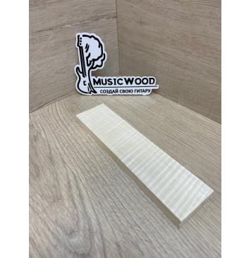 Клён Американский Волнистый заготовка для бриджа акустической гитары Радиал АА Волна ААА 12.5х45х180 мм-5
