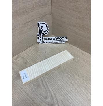 Клён Американский Волнистый заготовка для бриджа акустической гитары Радиал АА Волна ААА 12.5х45х180 мм-6