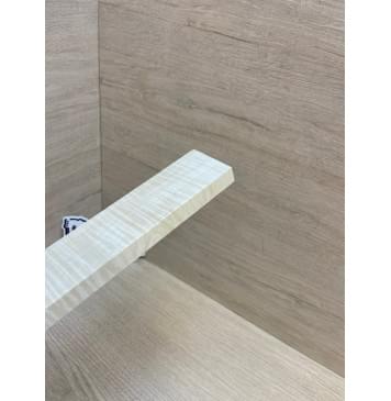 Клён Американский Волнистый заготовка для бриджа акустической гитары Радиал А Волна ААА 12х44х195 мм-3