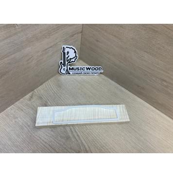 Клён Американский Волнистый заготовка для бриджа акустической гитары Радиал АА Волна ААА 11.5х45х215 мм-0