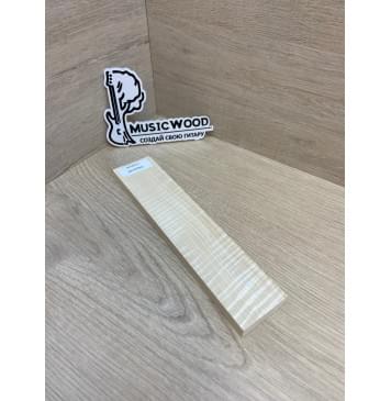 Клён Американский Волнистый заготовка для бриджа акустической гитары Радиал АА Волна ААА 11.5х45х215 мм-5