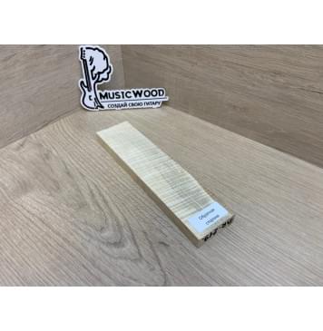 Клён Американский Волнистый заготовка для бриджа акустической гитары Радиал А Волна ААА 14.5х46х195 мм-6