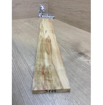 Клён Американский Ashleaf заготовка накладки для электрогитары Радиал АА 11.5х77х550 мм-3