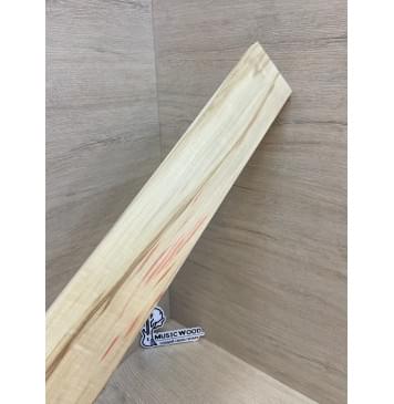 Клён Американский Ashleaf заготовка накладки для электрогитары Радиал АА 12.5х77х550 мм-6